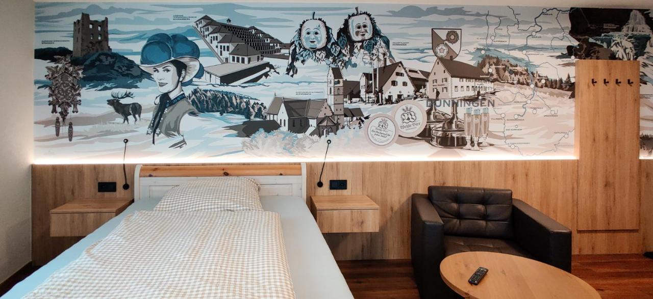 Braustube Wehle Hotel Dunningen Eksteriør billede