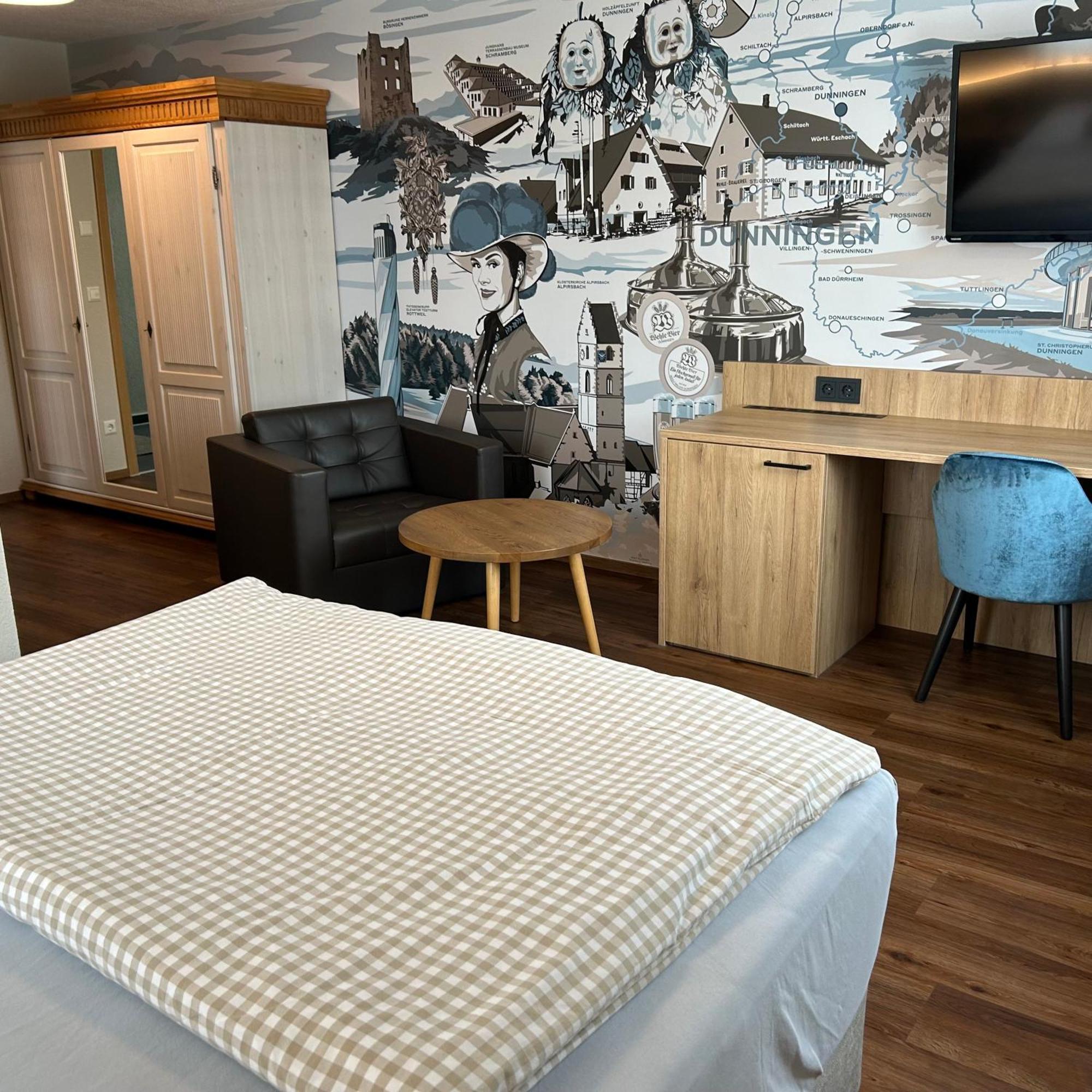 Braustube Wehle Hotel Dunningen Eksteriør billede