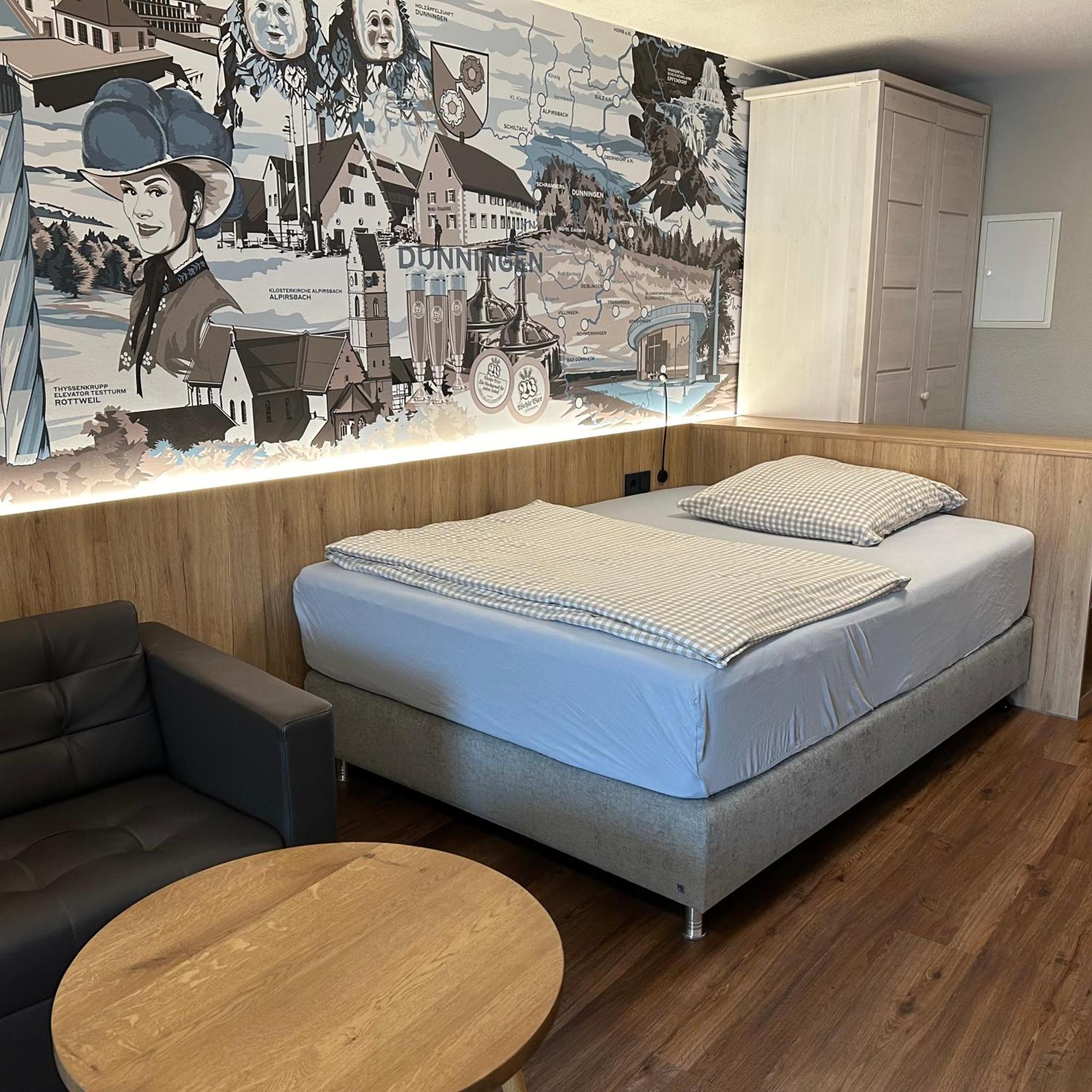 Braustube Wehle Hotel Dunningen Eksteriør billede