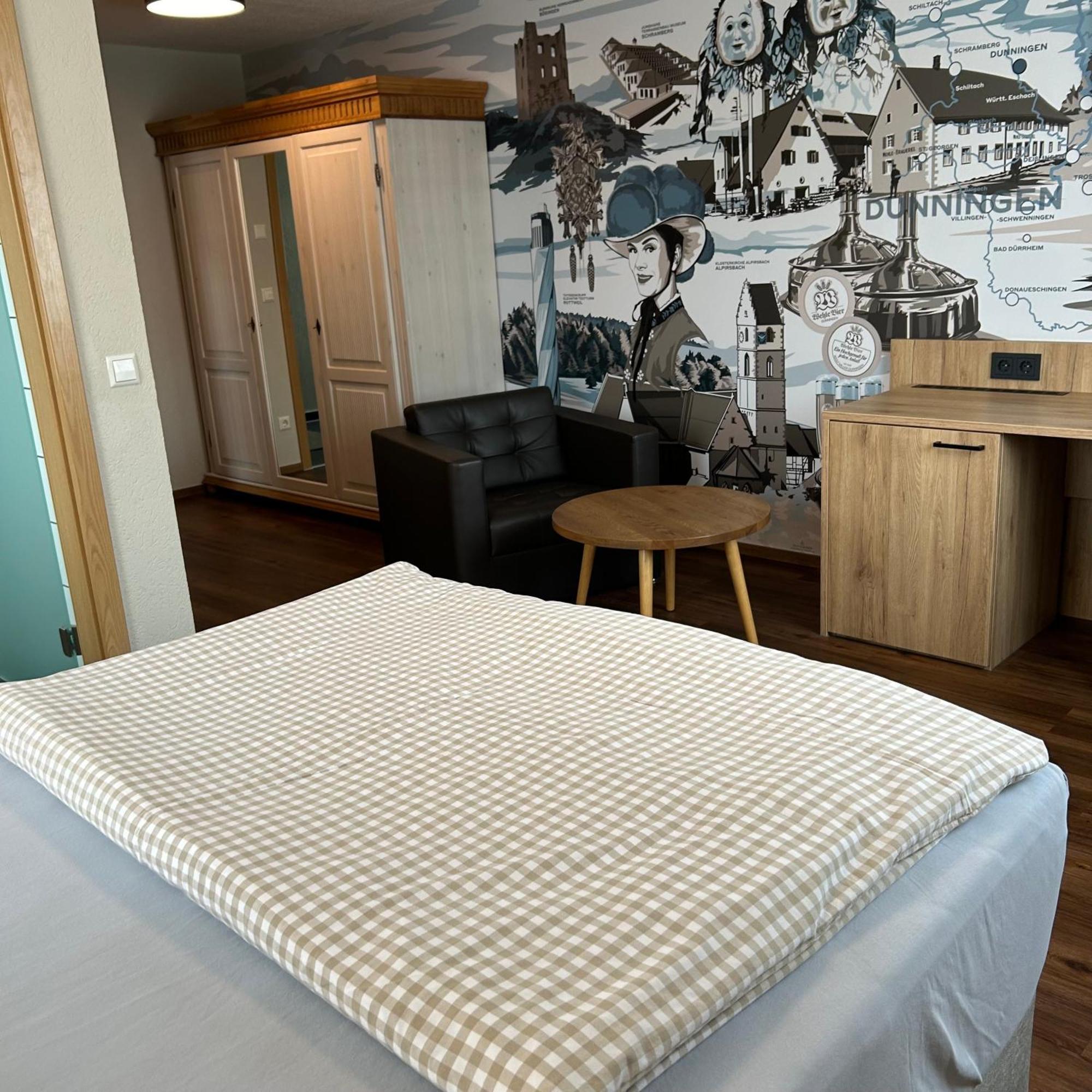 Braustube Wehle Hotel Dunningen Eksteriør billede