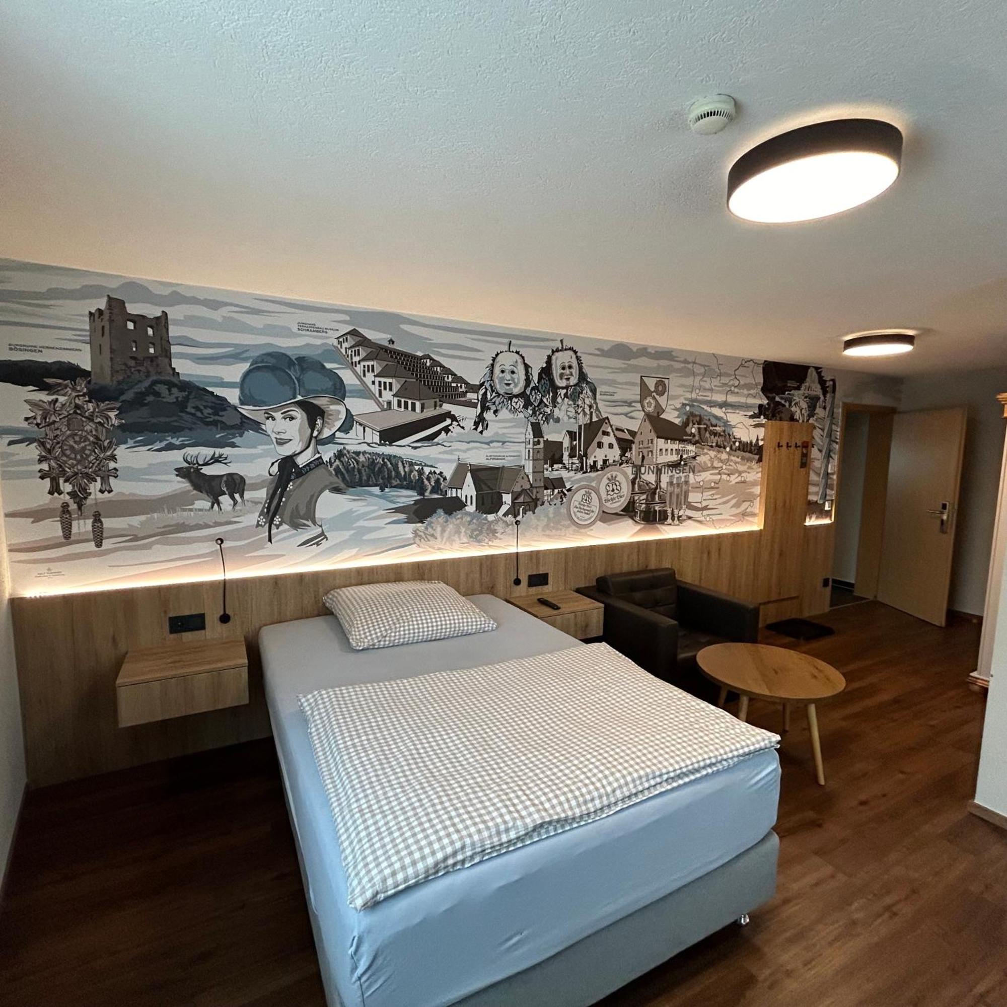 Braustube Wehle Hotel Dunningen Eksteriør billede