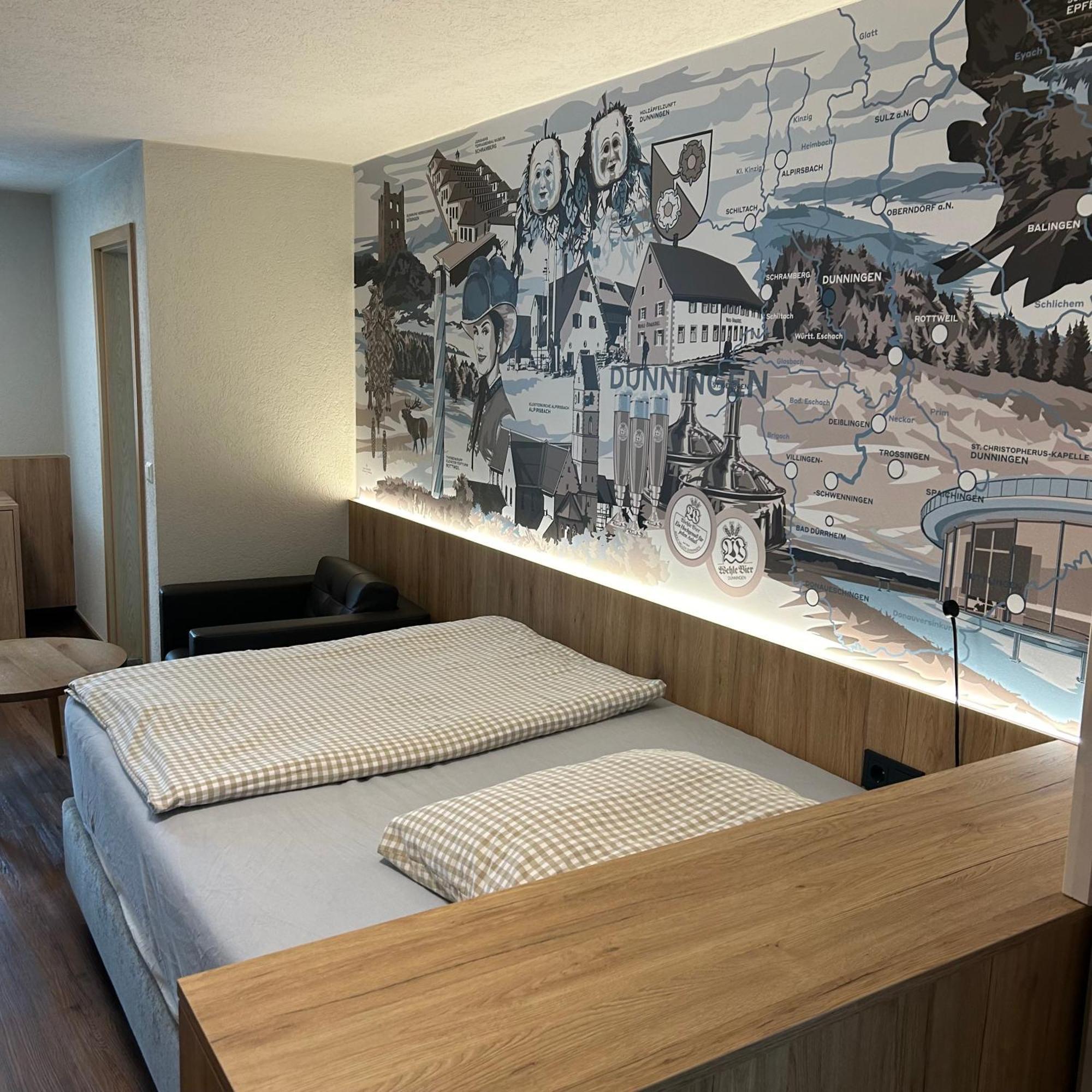 Braustube Wehle Hotel Dunningen Eksteriør billede