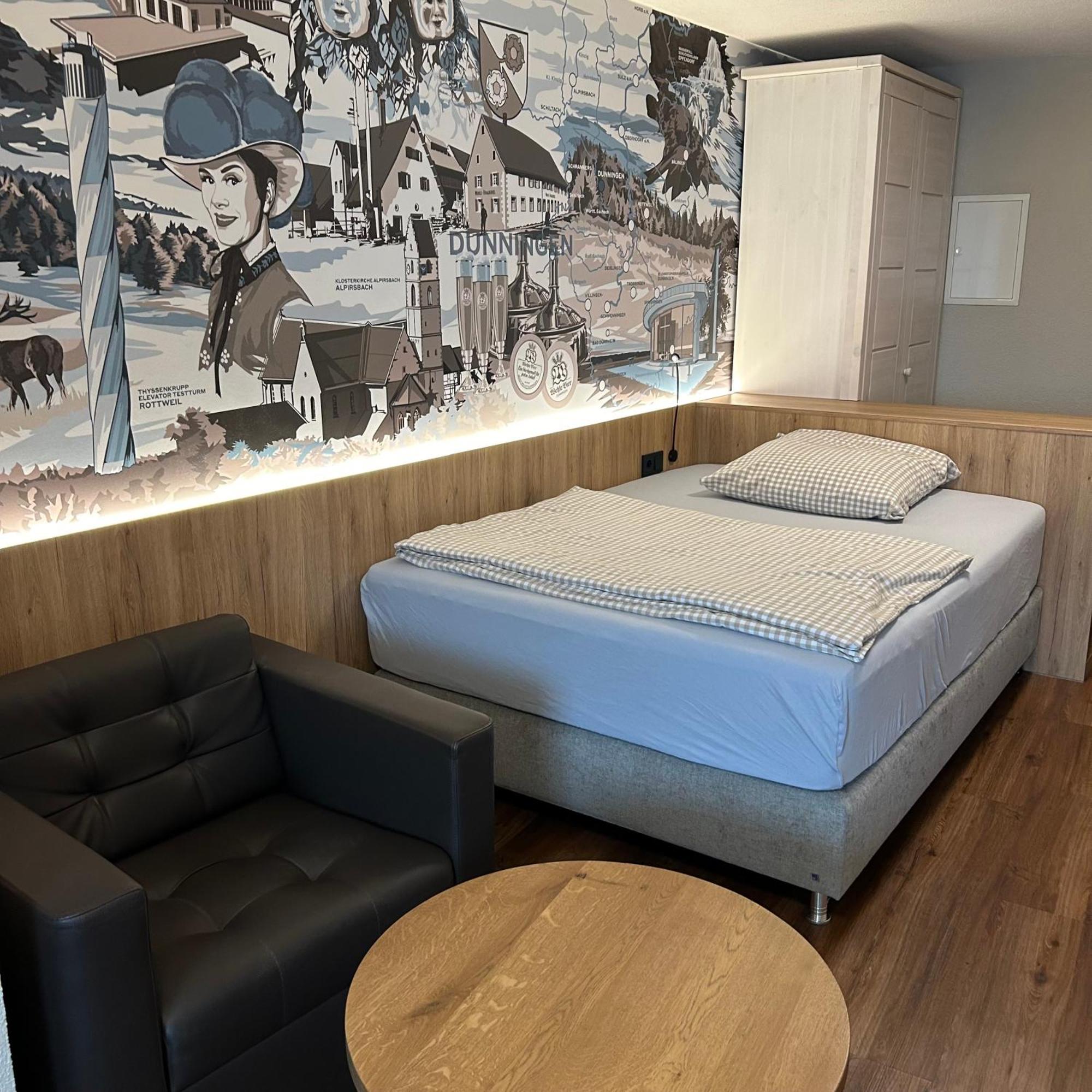 Braustube Wehle Hotel Dunningen Eksteriør billede